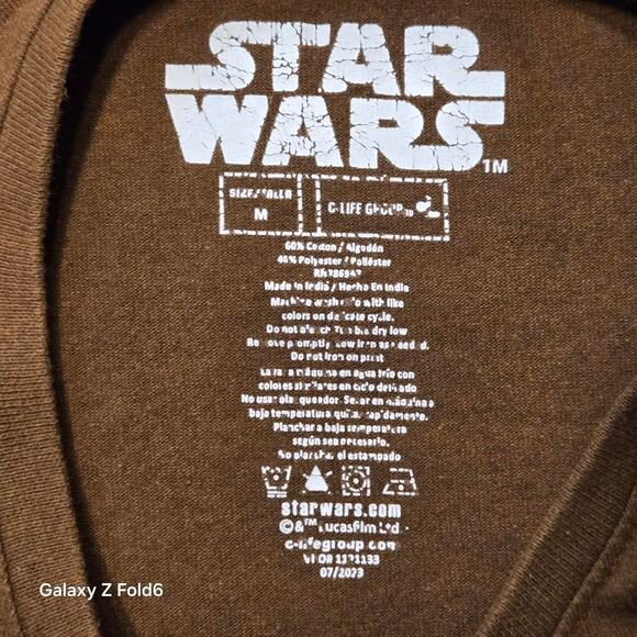 Brown Star Wars millennium falcon t-shirt size medium - Picture 5 of 6